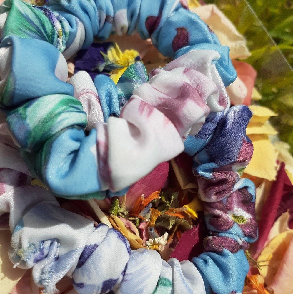 Floral Scrunchies